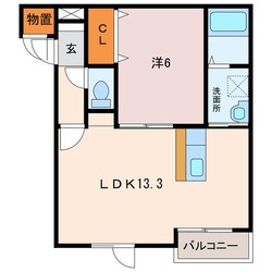 ハイツ310日新の物件間取画像